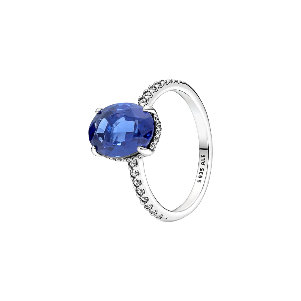 Anillo - De compromiso Halo Brillante