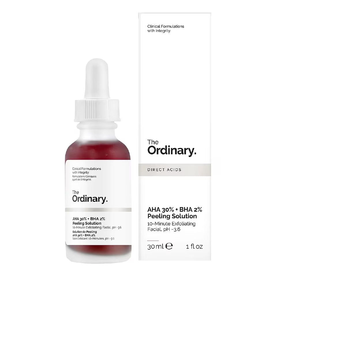 The Ordinary - AHA 30% + BHA 2% Peeling Solution