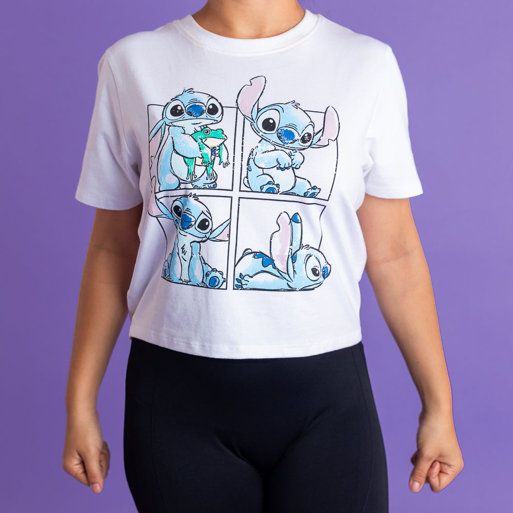 Camiseta - Corta de Stitch