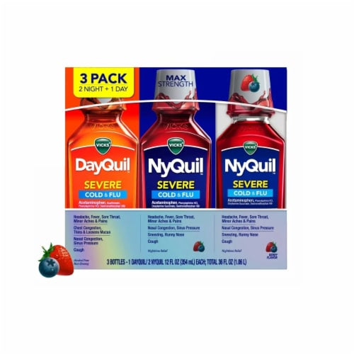 Medicina - 3 Pack JARABES VICKS DAYQUIL Y NYQUIL