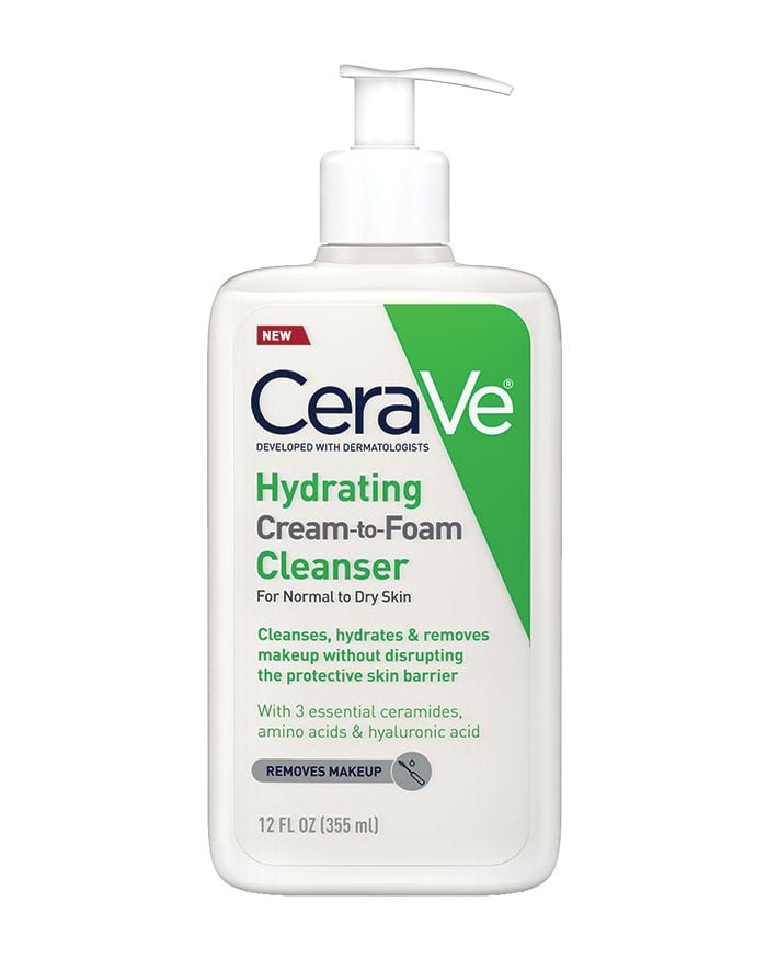 Skincare - CeraVe HYDRATING CREAM-to-FOAM CLEANSER