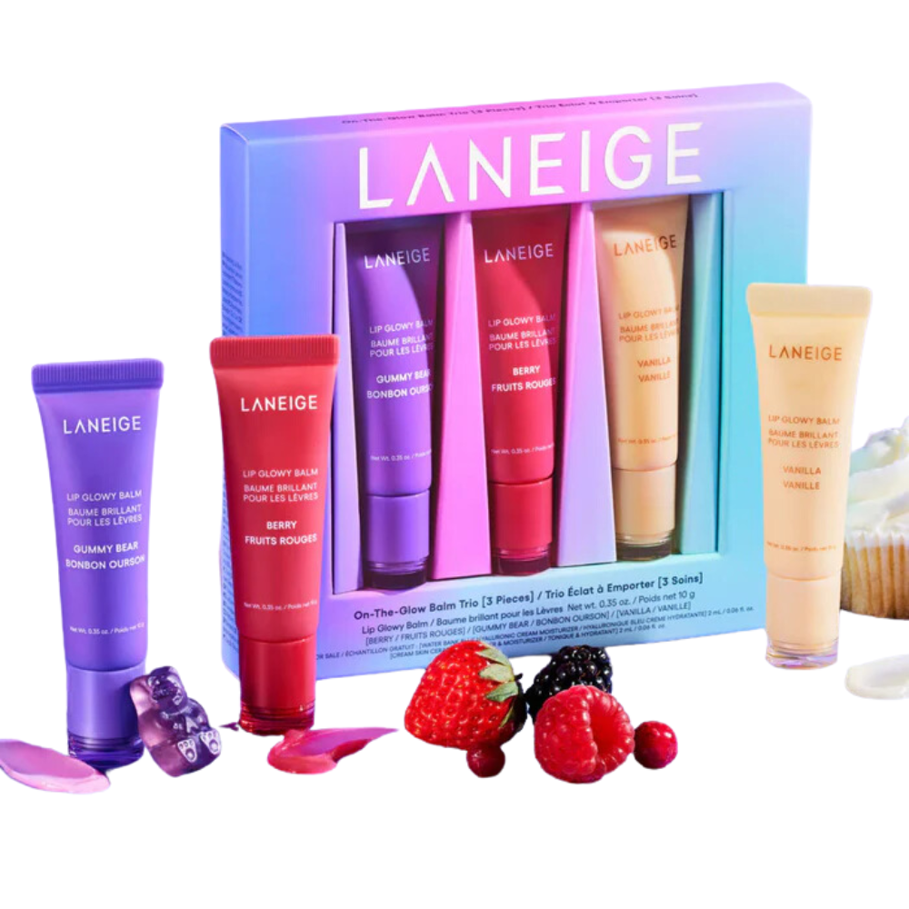 MAQUILLAJE - TRÍO DE BÁLSAMOS DE LABIOS LANEIGE