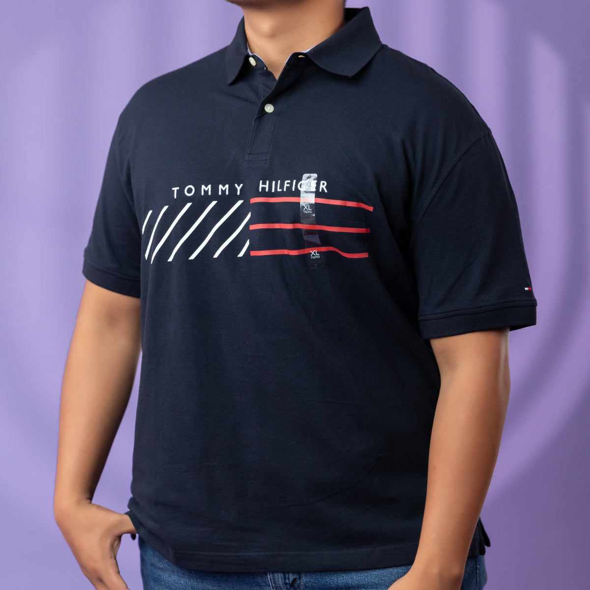 CAMISA - POLO AZUL MARINO PARA CABALLERO TOMMY HILFIGER