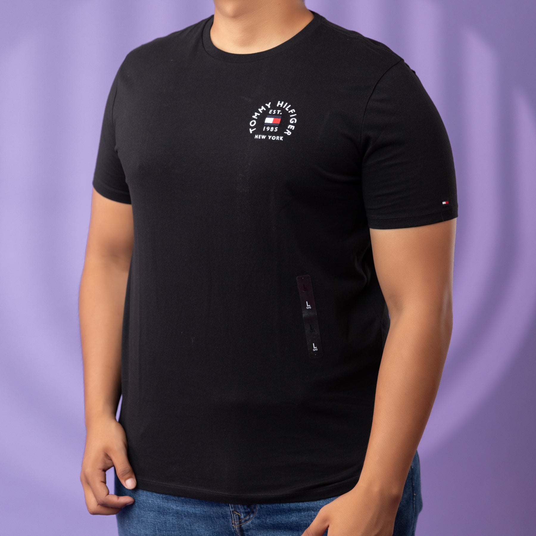 PLAYERA - NEGRA PARA CABALLERO TOMMY HILFIGER