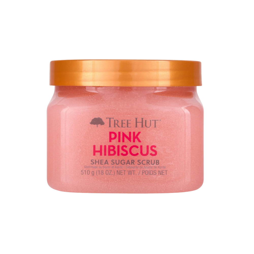 Exfoliante - De azúcar de karité de hibisco rosa Tree Hut