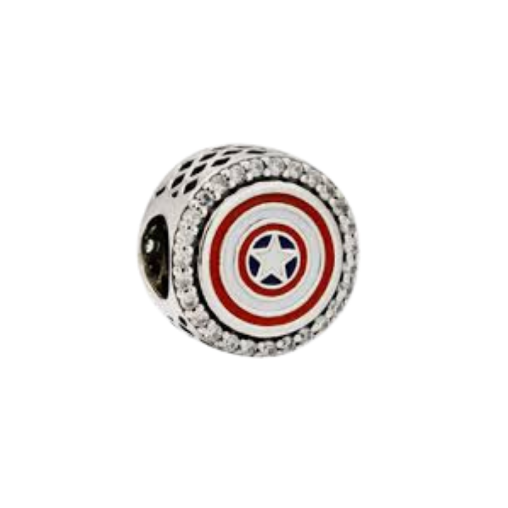 Charms - Charm Escudo Capitán América de Marvel