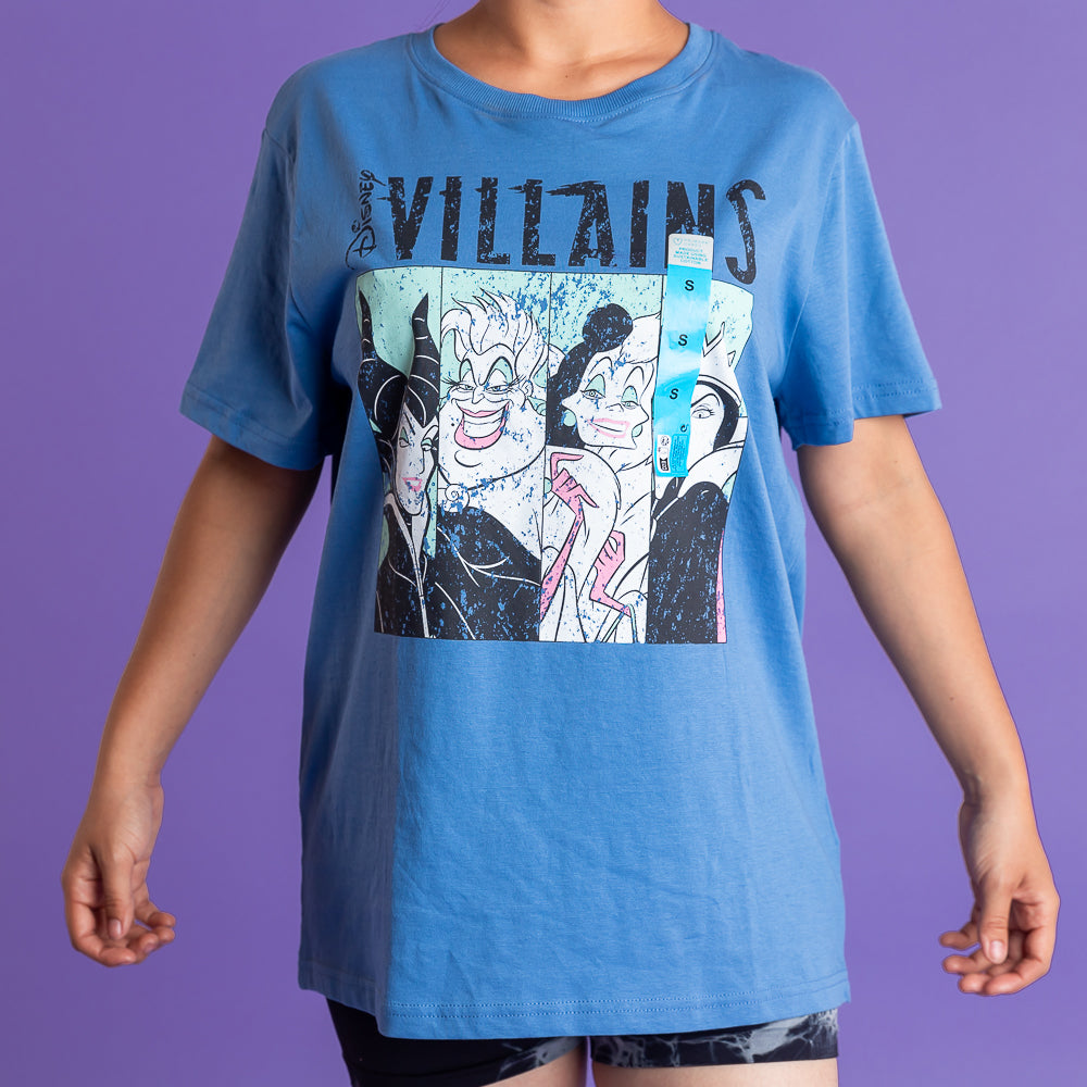 Playera Tipo Oversize - PLAYERA VILLANAS CELESTE