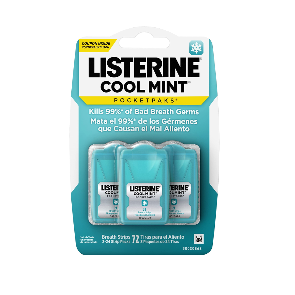 TIRAS DE ALIENTO FRESCO - LISTERINE COOL MINT