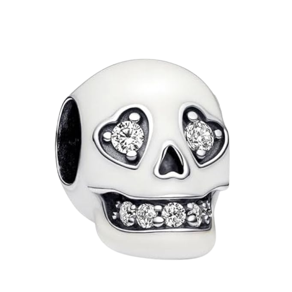 CHARMS - CHARM DE CALAVERA BRILLANTE EN LA OSCURIDAD