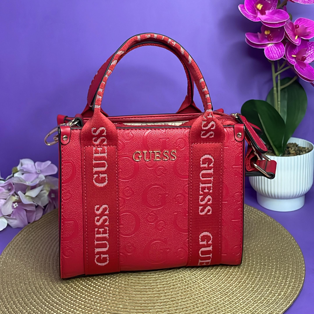 CARTERA - GUESS ROJO INTENSO