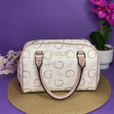 CARTERA - GUESS ROSADO Y BEIGE