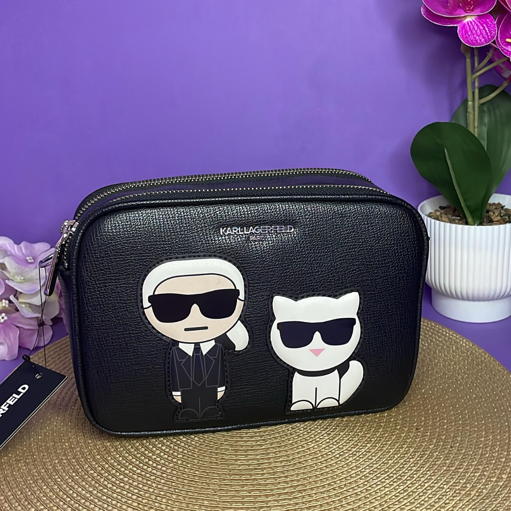 CARTERA - KARL LAGERFELD NEGRA