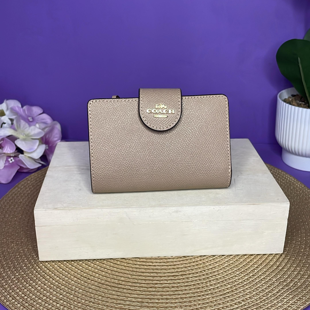 BILLETERA - COACH BEIGE CLARO PARA DAMA