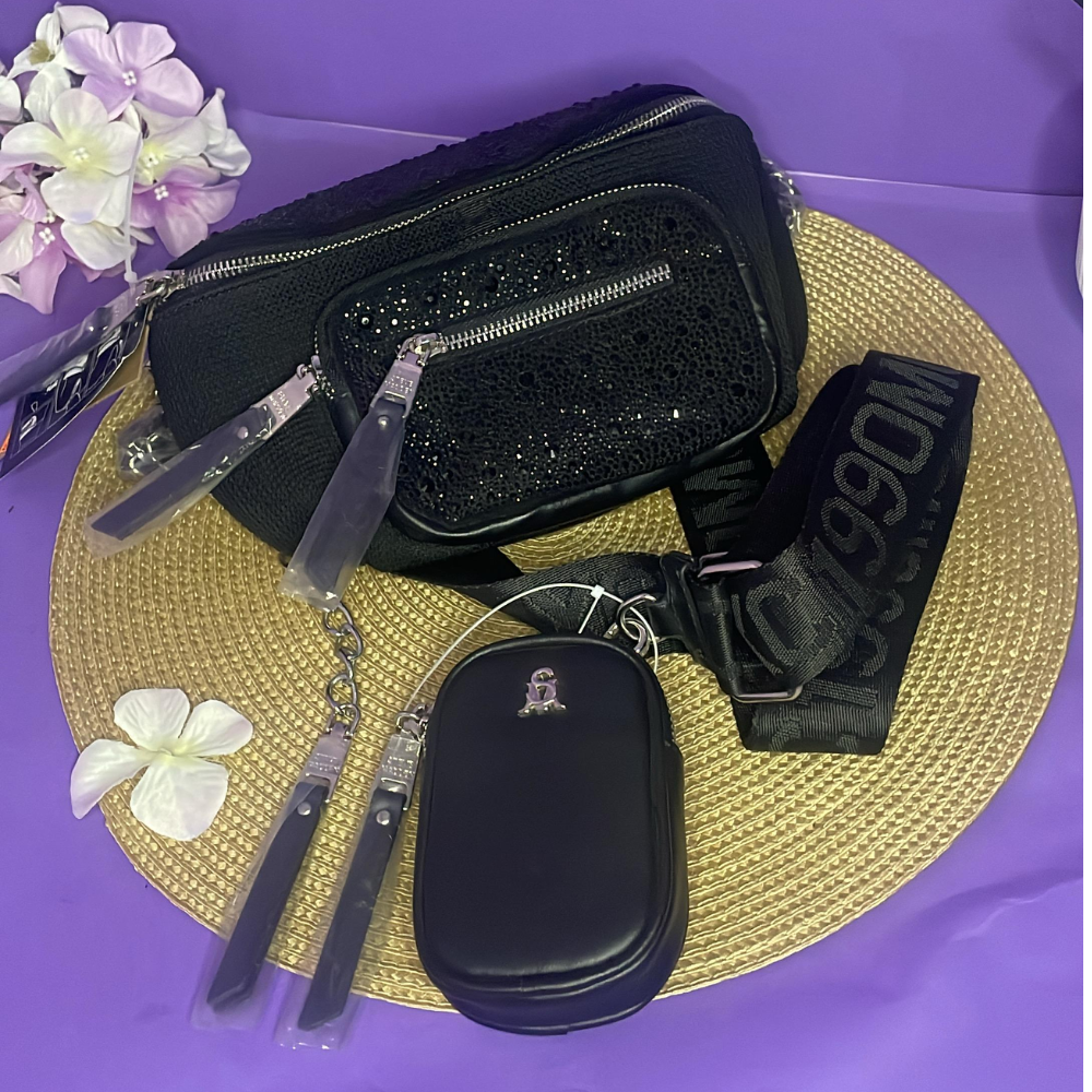 CANGURERA - STEVE MADDEN NEGRA