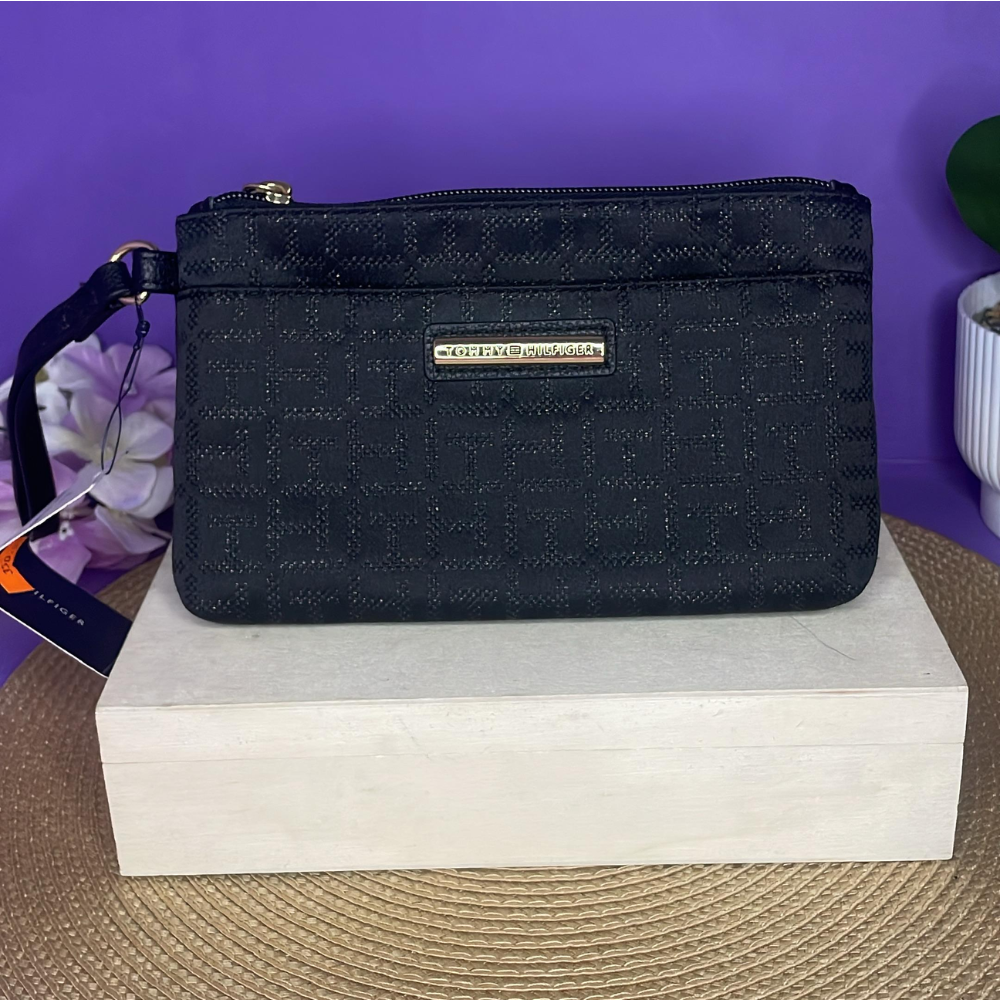 CARTERA DE MANO - TOMMY HILFIGER NEGRA