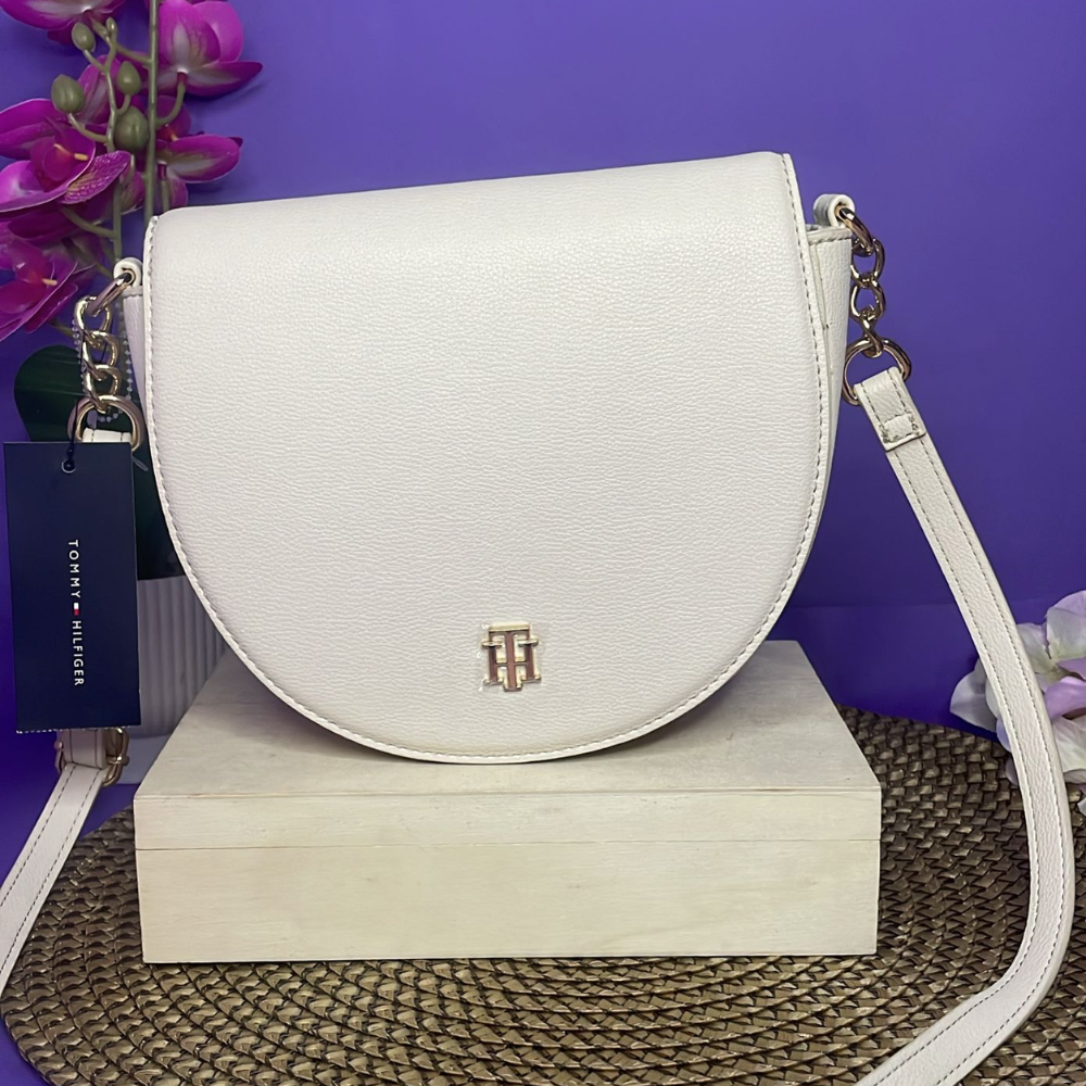 CROSSBODY - TOMMY HILFIGER BLANCO MARFIL