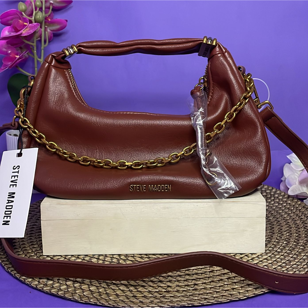CROSSBODY - STEVE MADDEN TONO MARRÓN CHOCOLATE