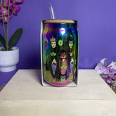 VASO DE CRISTAL - EDICIÓN VILLANAS DE DISNEY