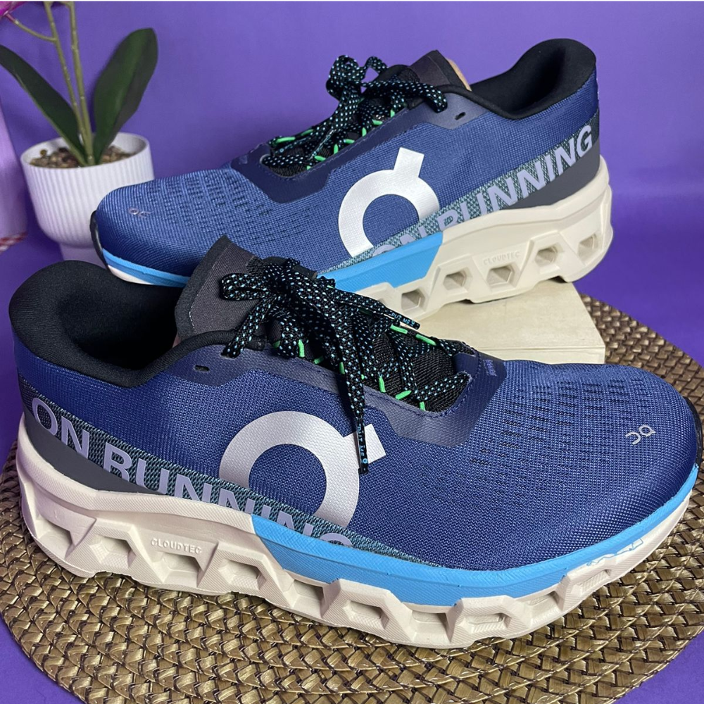 TENIS - ON CLOUD RUNNING AZUL CON BLANCO PARA CABALLERO