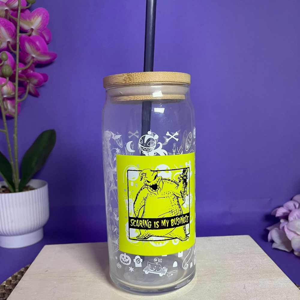 HALLOWEEN - VASO DE VIDRIO OOGIE BOOGIE