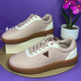 TENIS - GUESS NUDE CON BLANCO PARA DAMA