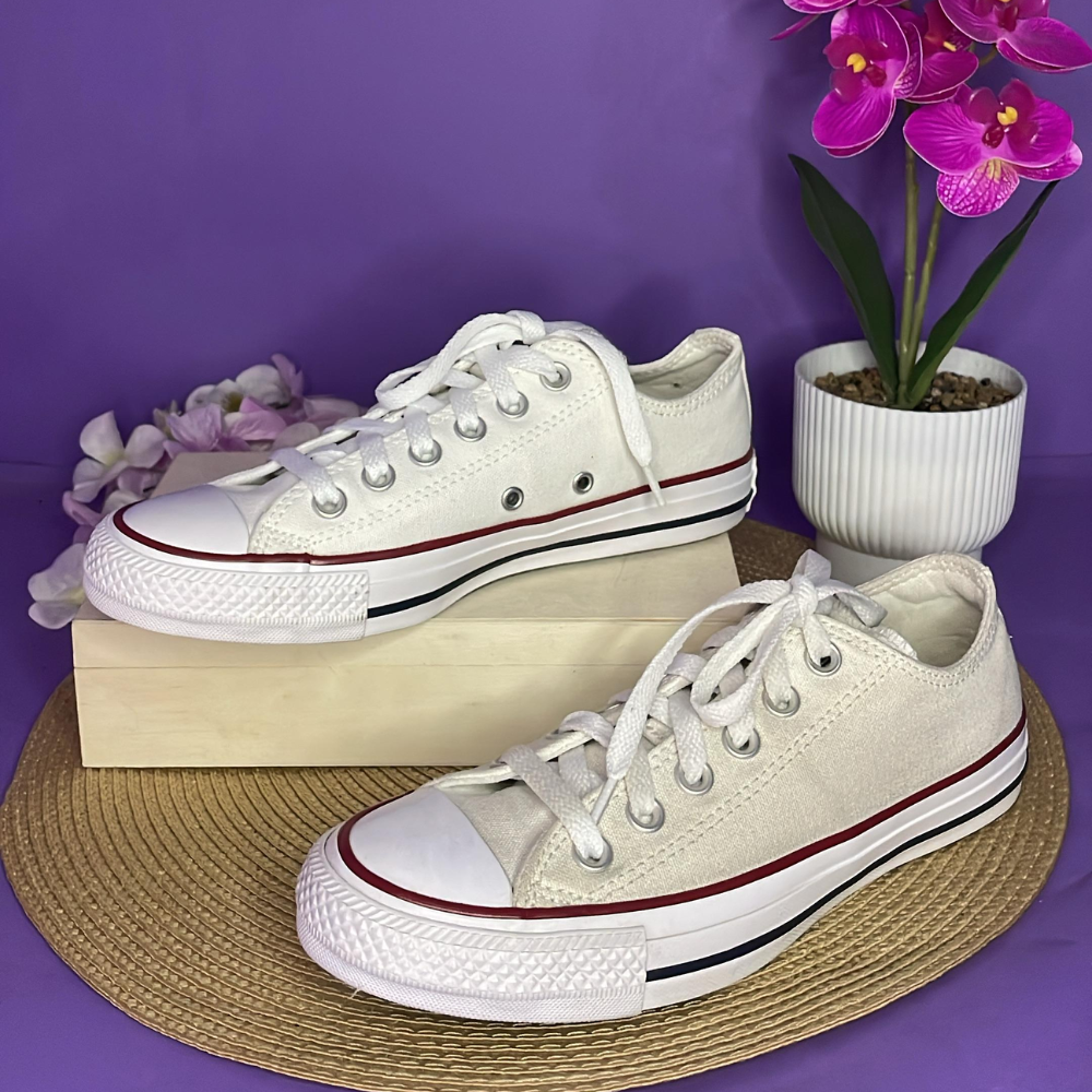 TENIS - CONVERSE BEIGE PARA DAMA