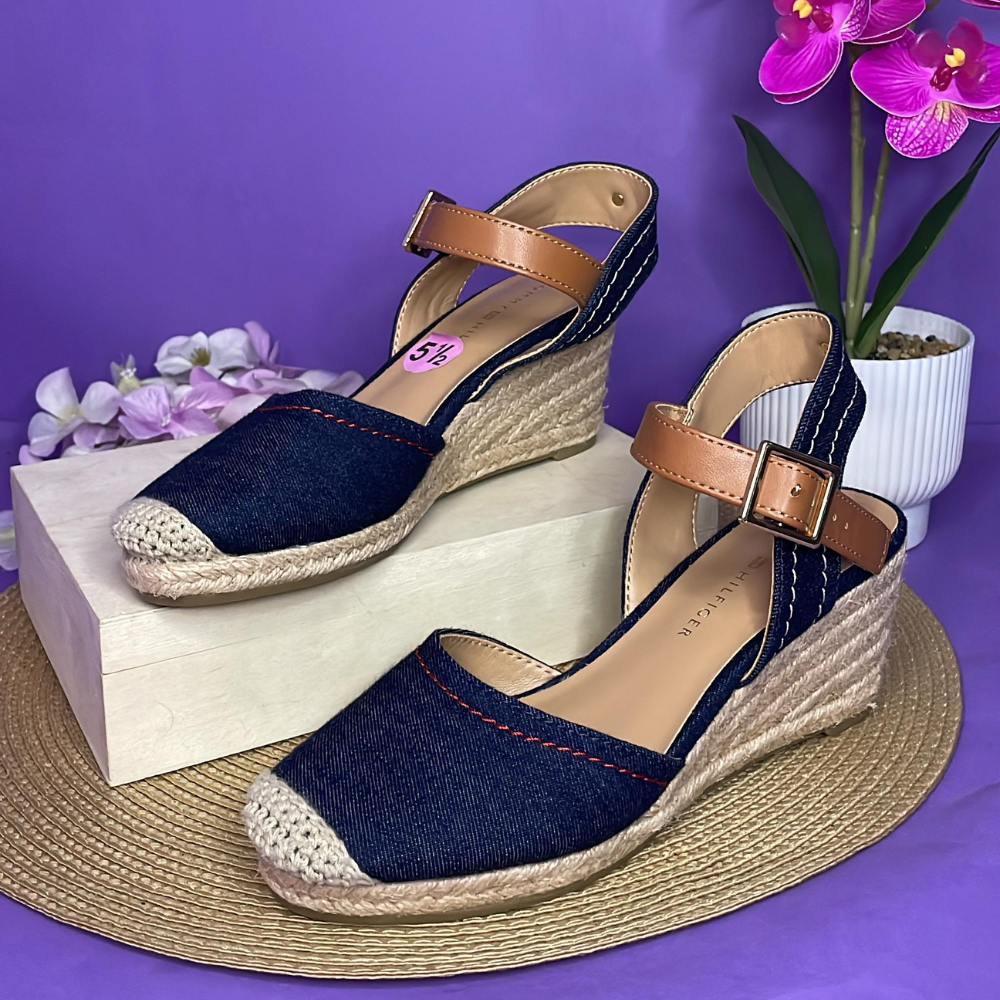 TACONES - TOMMY HILFIGER AZUL OSCURO