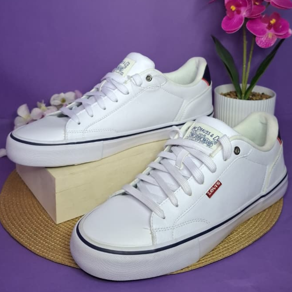 TENIS - LEVI´S BLANCO PARA CABALLERO