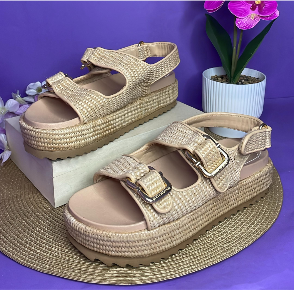 SANDALIAS - STEVE MADDEN BEIGE PARA DAMA
