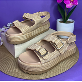 SANDALIAS - STEVE MADDEN BEIGE PARA DAMA