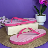 SANDALIAS -TOMMY HILFIGER ROSADO CON BLANCO PARA DAMA