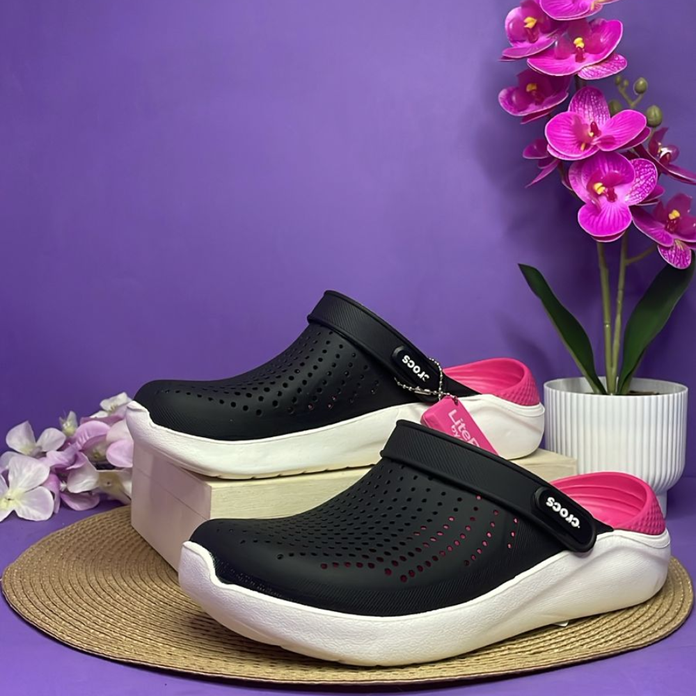 CROCS - NEGRO CON FUCSIA