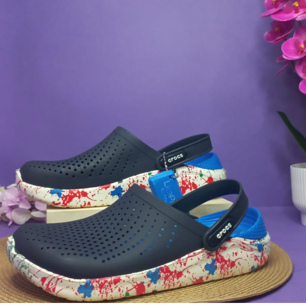 CROCS - AZUL MARINO CON CELESTE