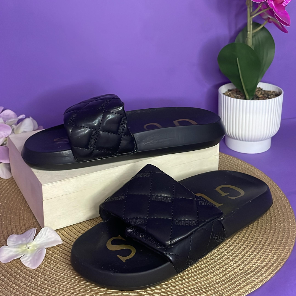 SANDALIAS - GUESS NEGRAS PARA DAMA
