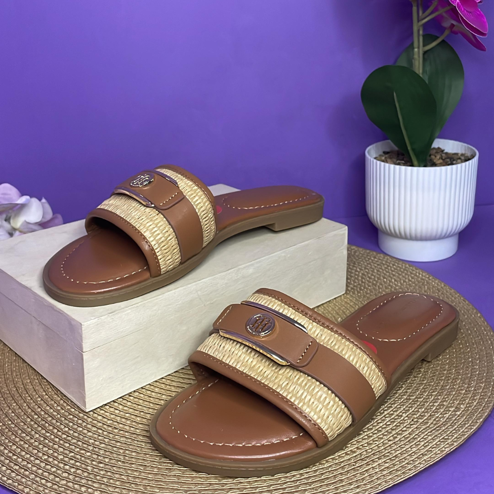 SANDALIAS - TOMMY HILFIGER CAMEL PARA DAMA