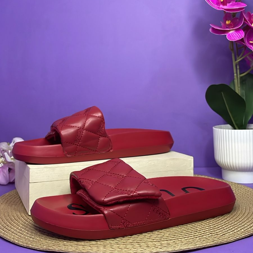 SANDALIAS - GUESS ROJO VIBRANTE PARA DAMA
