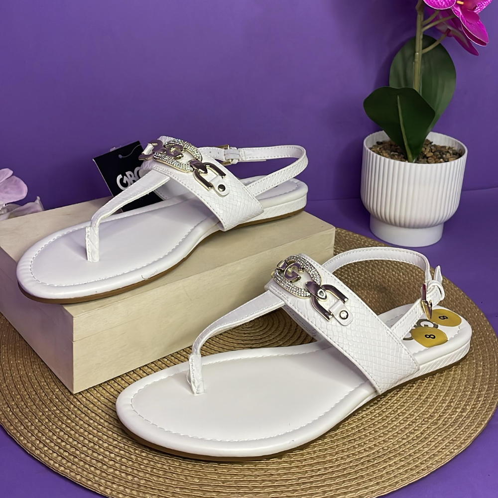SANDALIAS - GBG BLANCAS PARA DAMA
