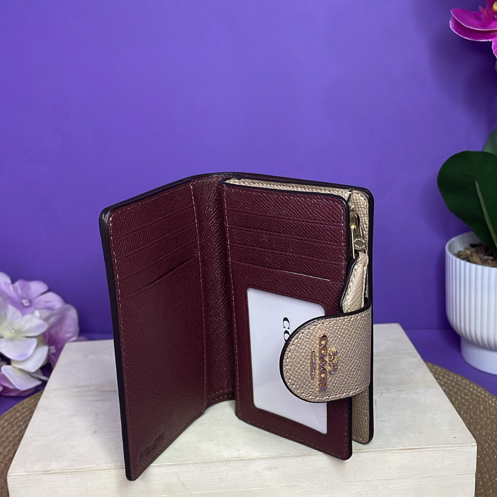 BILLETERA - COACH BEIGE CLARO PARA DAMA