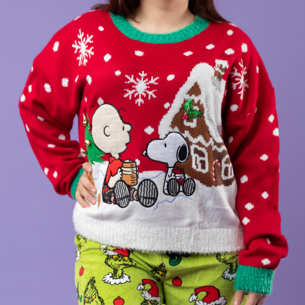 SUÉTER NAVIDEÑO - SNOOPY PARA DAMA
